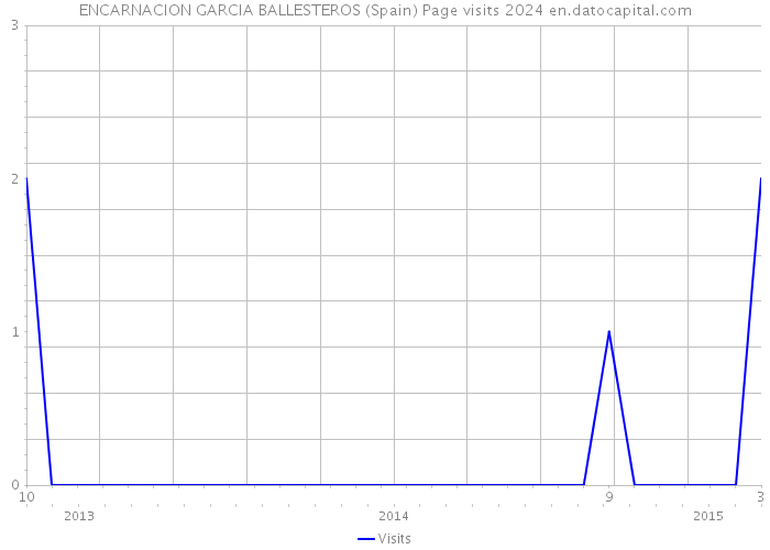 ENCARNACION GARCIA BALLESTEROS (Spain) Page visits 2024 