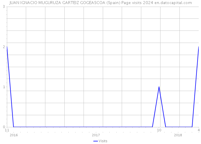 JUAN IGNACIO MUGURUZA GARTEIZ GOGEASCOA (Spain) Page visits 2024 