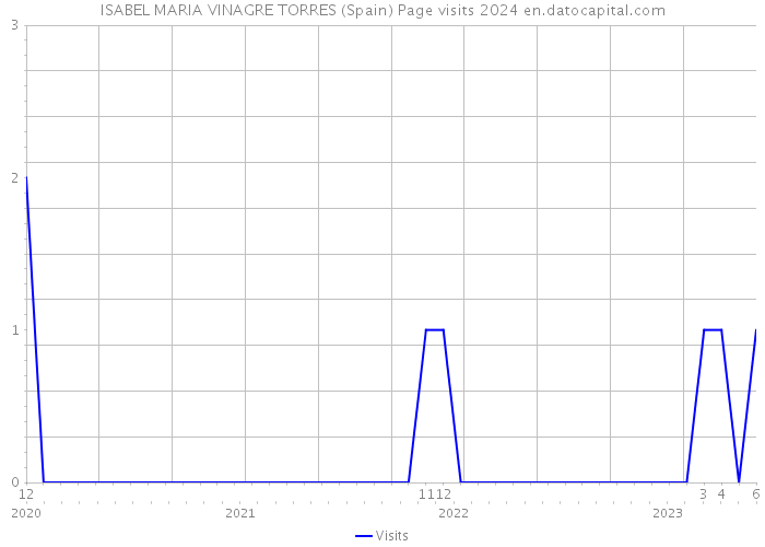 ISABEL MARIA VINAGRE TORRES (Spain) Page visits 2024 