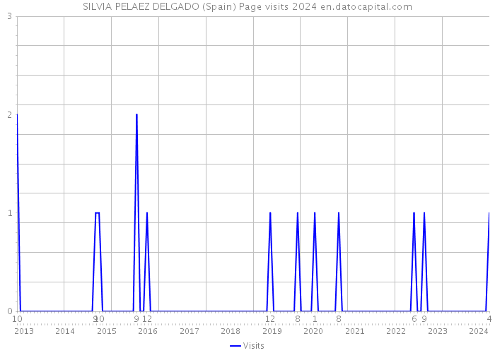 SILVIA PELAEZ DELGADO (Spain) Page visits 2024 