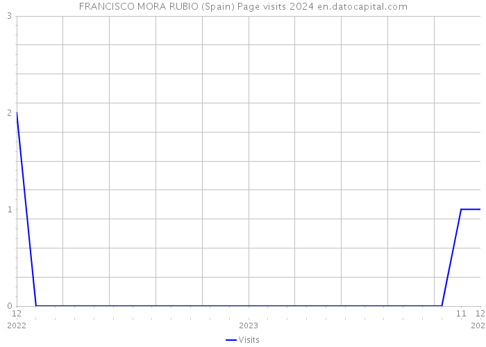 FRANCISCO MORA RUBIO (Spain) Page visits 2024 