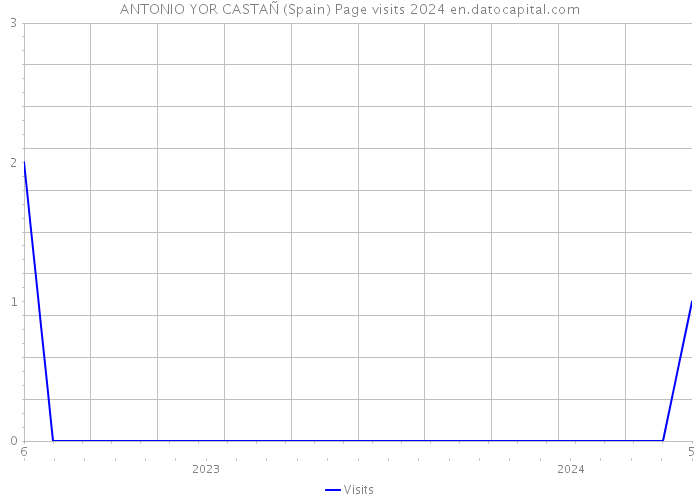 ANTONIO YOR CASTAÑ (Spain) Page visits 2024 