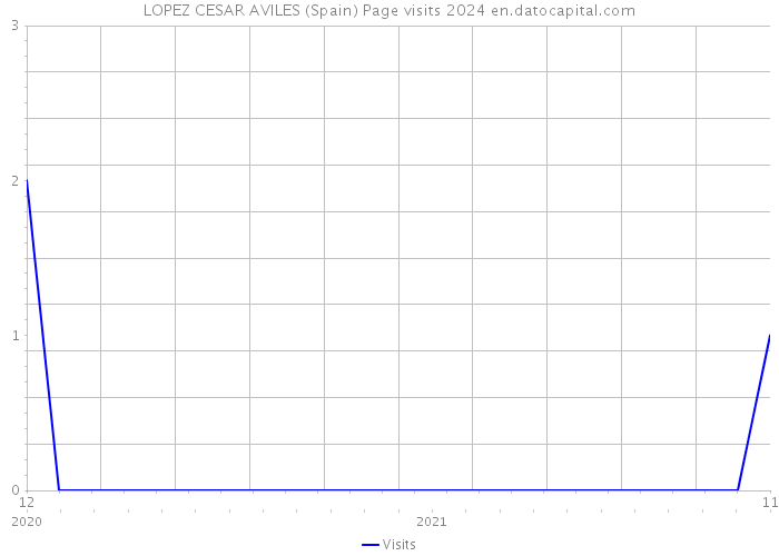 LOPEZ CESAR AVILES (Spain) Page visits 2024 