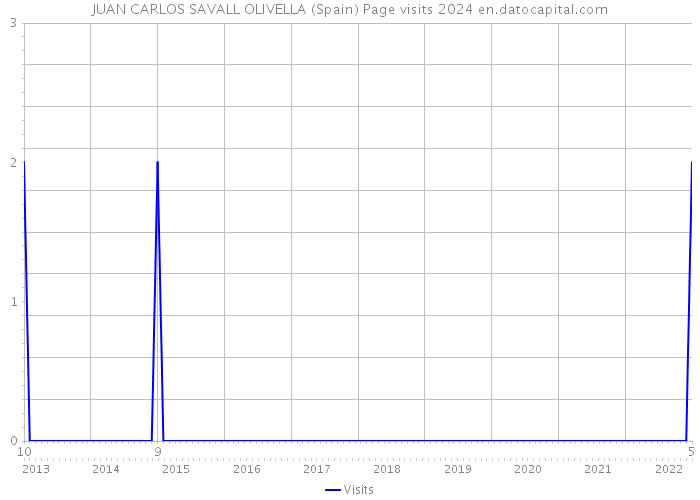 JUAN CARLOS SAVALL OLIVELLA (Spain) Page visits 2024 