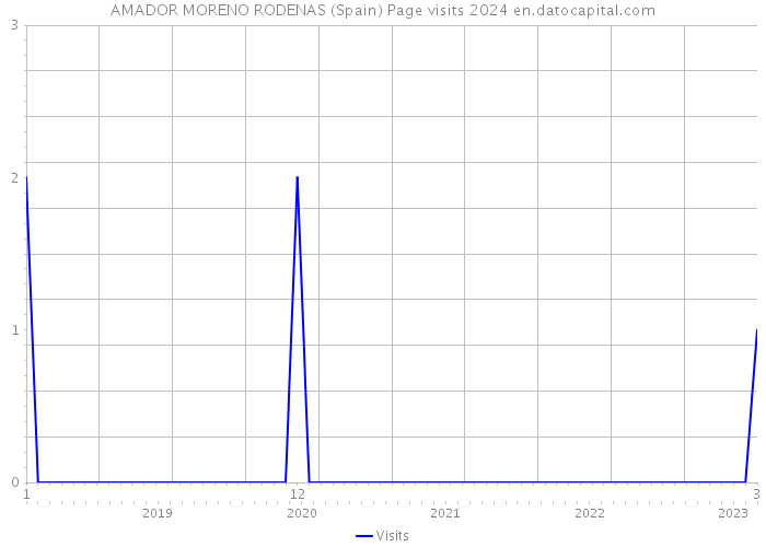 AMADOR MORENO RODENAS (Spain) Page visits 2024 