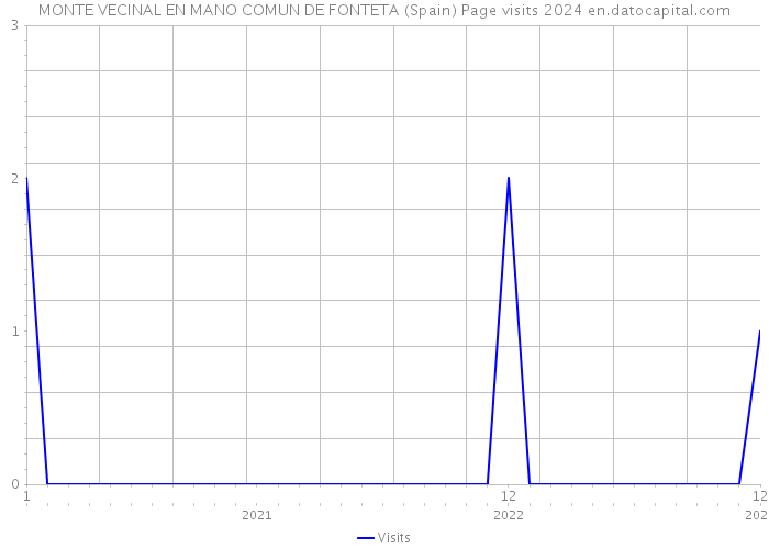 MONTE VECINAL EN MANO COMUN DE FONTETA (Spain) Page visits 2024 