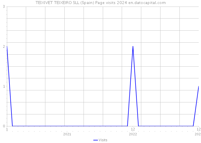 TEIXIVET TEIXEIRO SLL (Spain) Page visits 2024 