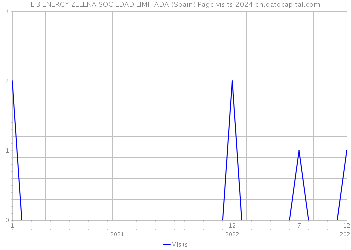 LIBIENERGY ZELENA SOCIEDAD LIMITADA (Spain) Page visits 2024 