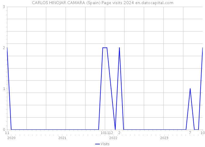 CARLOS HINOJAR CAMARA (Spain) Page visits 2024 