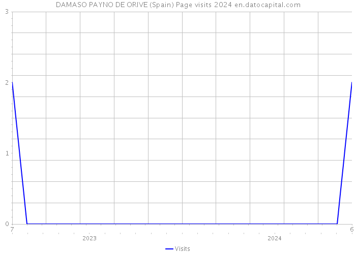 DAMASO PAYNO DE ORIVE (Spain) Page visits 2024 