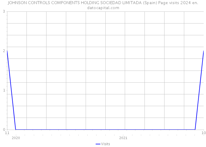 JOHNSON CONTROLS COMPONENTS HOLDING SOCIEDAD LIMITADA (Spain) Page visits 2024 