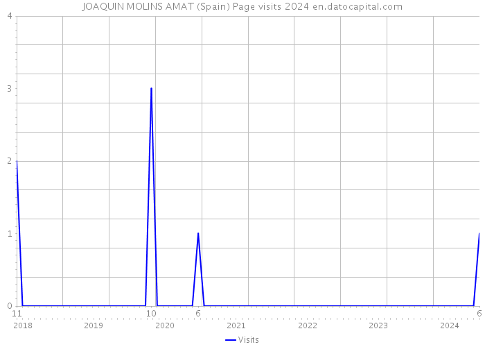 JOAQUIN MOLINS AMAT (Spain) Page visits 2024 