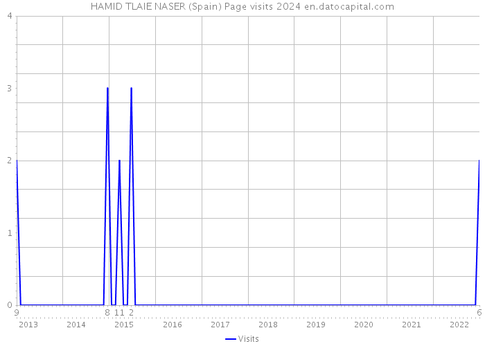 HAMID TLAIE NASER (Spain) Page visits 2024 