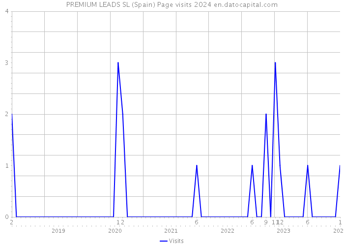 PREMIUM LEADS SL (Spain) Page visits 2024 