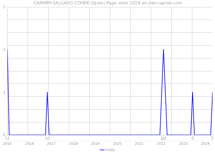 CARMEN SALGADO CONDE (Spain) Page visits 2024 