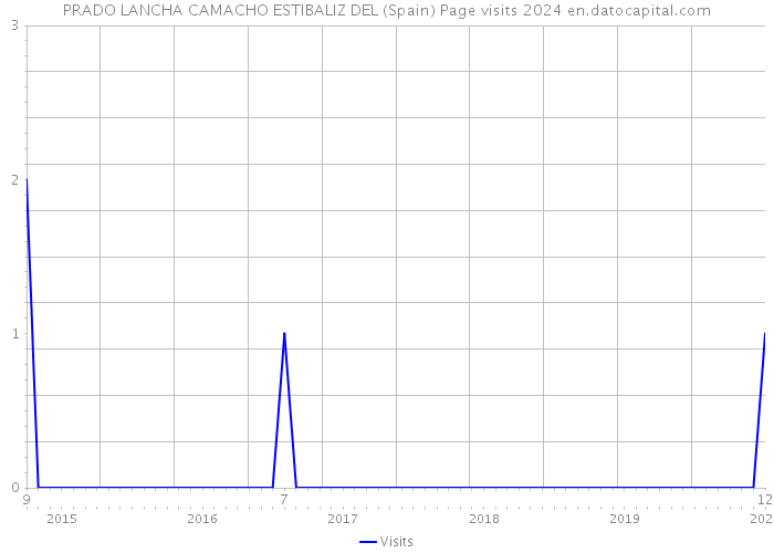 PRADO LANCHA CAMACHO ESTIBALIZ DEL (Spain) Page visits 2024 