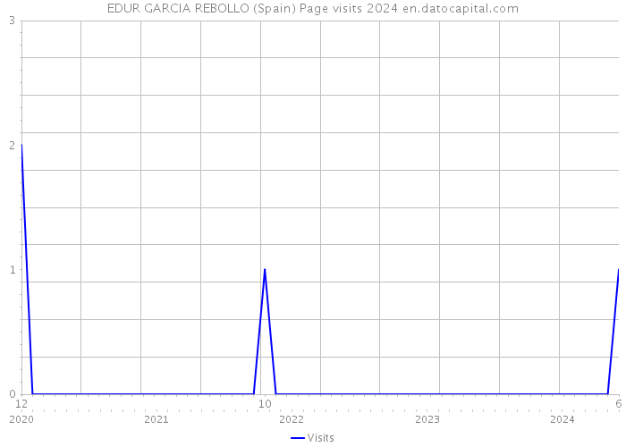 EDUR GARCIA REBOLLO (Spain) Page visits 2024 