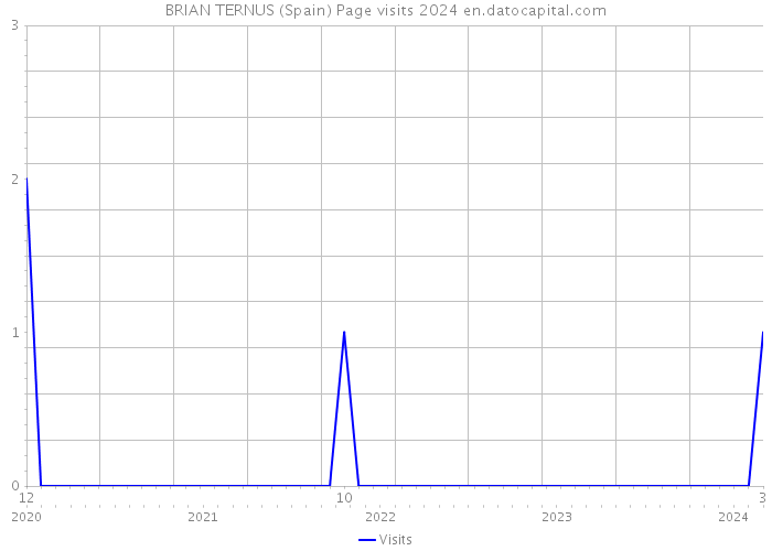 BRIAN TERNUS (Spain) Page visits 2024 