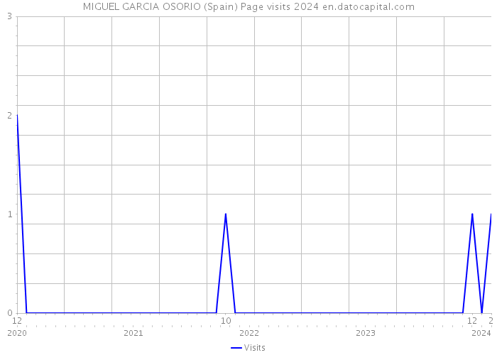MIGUEL GARCIA OSORIO (Spain) Page visits 2024 
