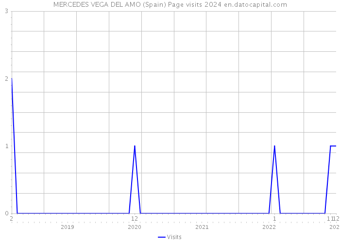 MERCEDES VEGA DEL AMO (Spain) Page visits 2024 