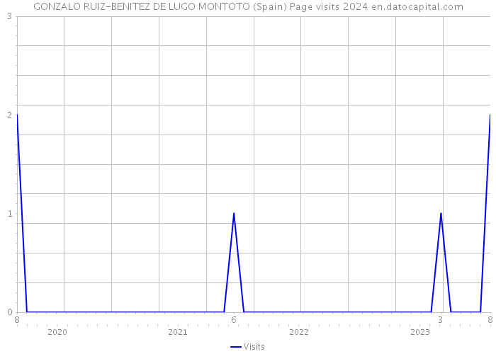 GONZALO RUIZ-BENITEZ DE LUGO MONTOTO (Spain) Page visits 2024 