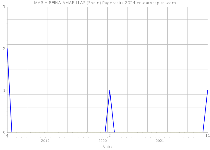 MARIA REINA AMARILLAS (Spain) Page visits 2024 