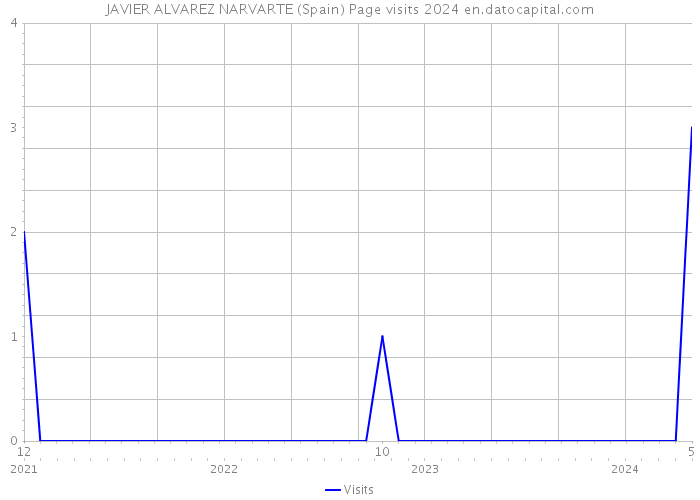 JAVIER ALVAREZ NARVARTE (Spain) Page visits 2024 