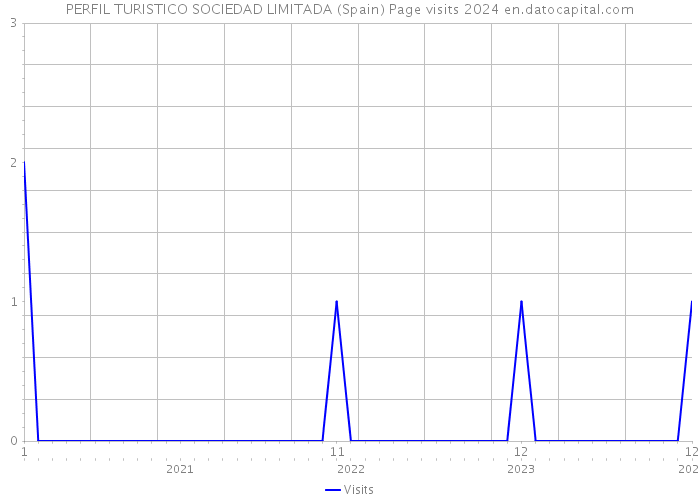 PERFIL TURISTICO SOCIEDAD LIMITADA (Spain) Page visits 2024 