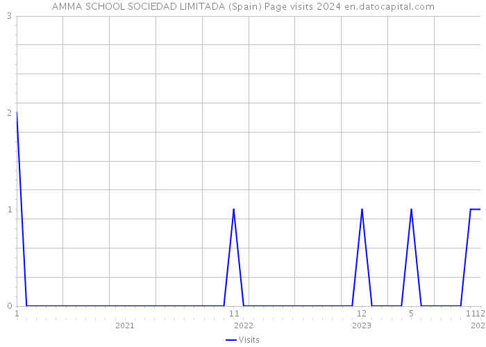 AMMA SCHOOL SOCIEDAD LIMITADA (Spain) Page visits 2024 