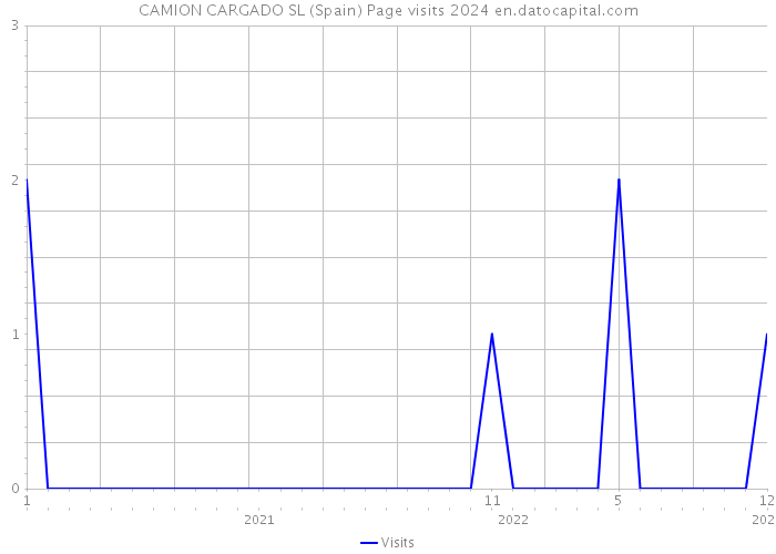 CAMION CARGADO SL (Spain) Page visits 2024 