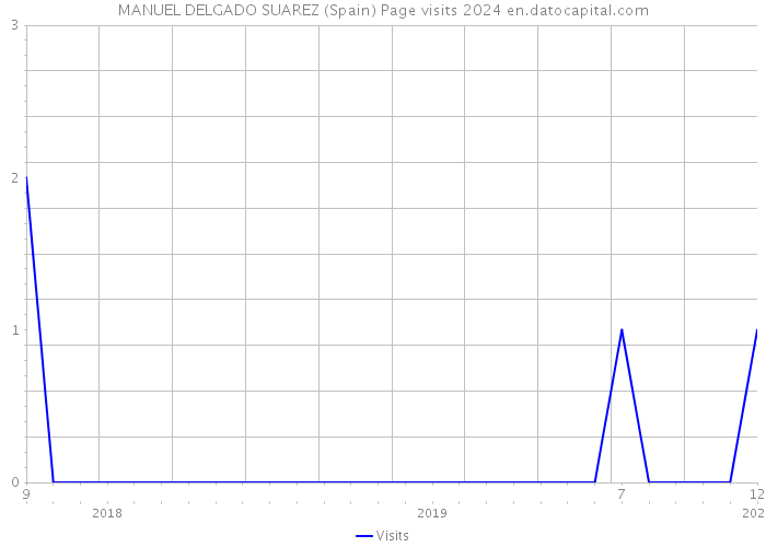 MANUEL DELGADO SUAREZ (Spain) Page visits 2024 