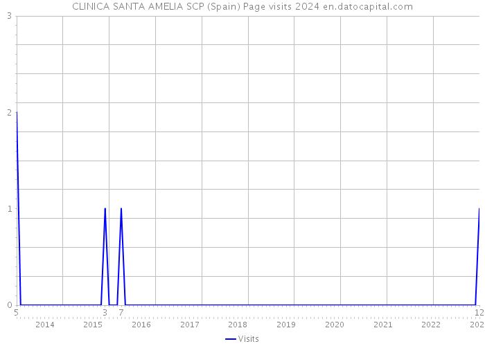 CLINICA SANTA AMELIA SCP (Spain) Page visits 2024 