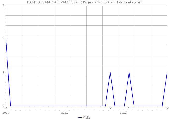 DAVID ALVAREZ AREVALO (Spain) Page visits 2024 