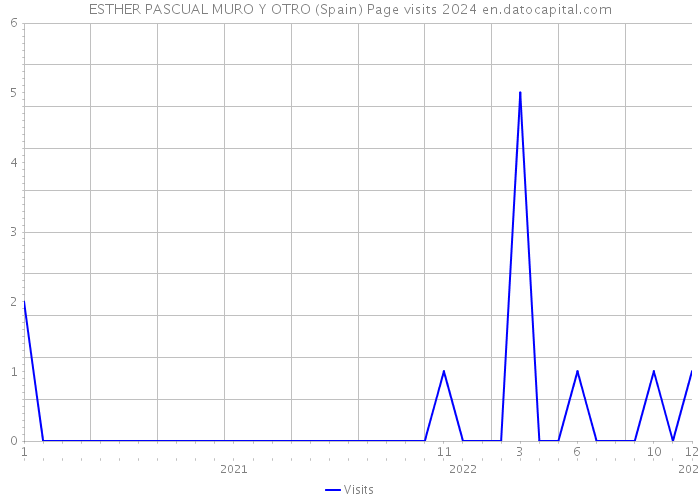 ESTHER PASCUAL MURO Y OTRO (Spain) Page visits 2024 