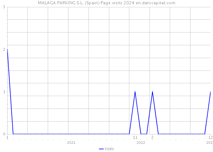 MALAGA PARKING S.L. (Spain) Page visits 2024 
