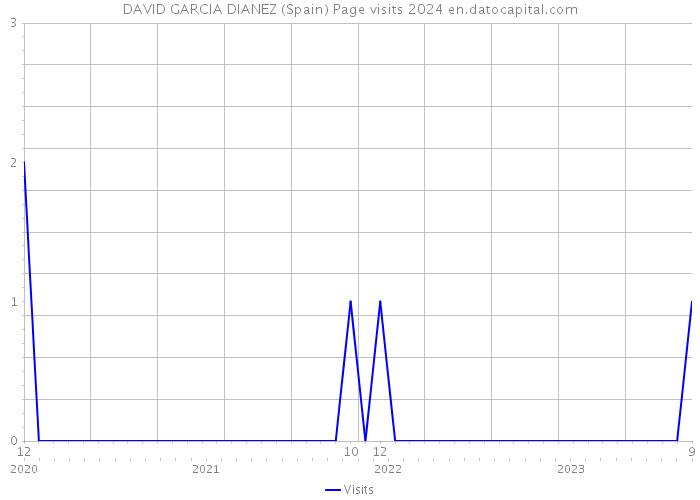 DAVID GARCIA DIANEZ (Spain) Page visits 2024 