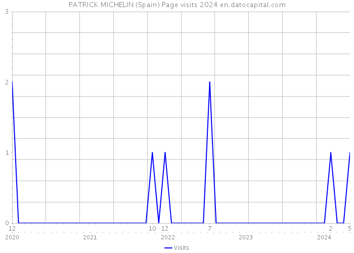 PATRICK MICHELIN (Spain) Page visits 2024 