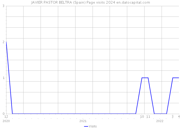 JAVIER PASTOR BELTRA (Spain) Page visits 2024 