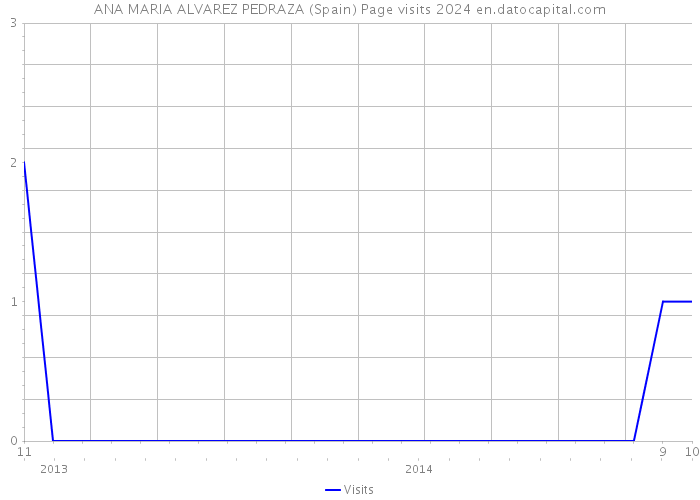 ANA MARIA ALVAREZ PEDRAZA (Spain) Page visits 2024 