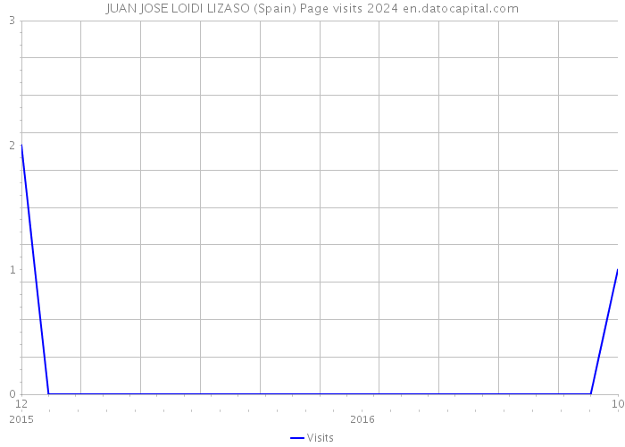 JUAN JOSE LOIDI LIZASO (Spain) Page visits 2024 