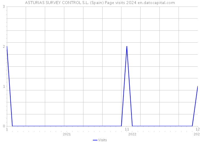 ASTURIAS SURVEY CONTROL S.L. (Spain) Page visits 2024 