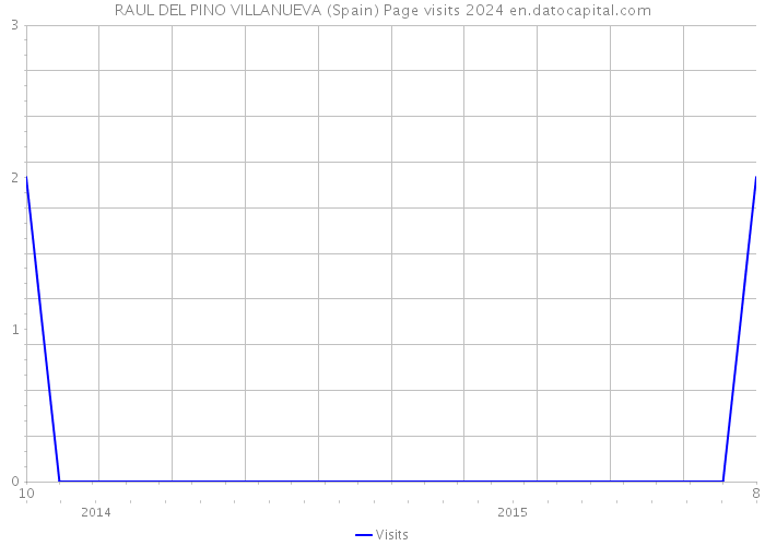 RAUL DEL PINO VILLANUEVA (Spain) Page visits 2024 