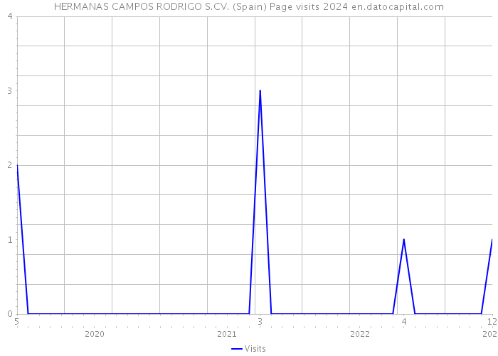 HERMANAS CAMPOS RODRIGO S.CV. (Spain) Page visits 2024 