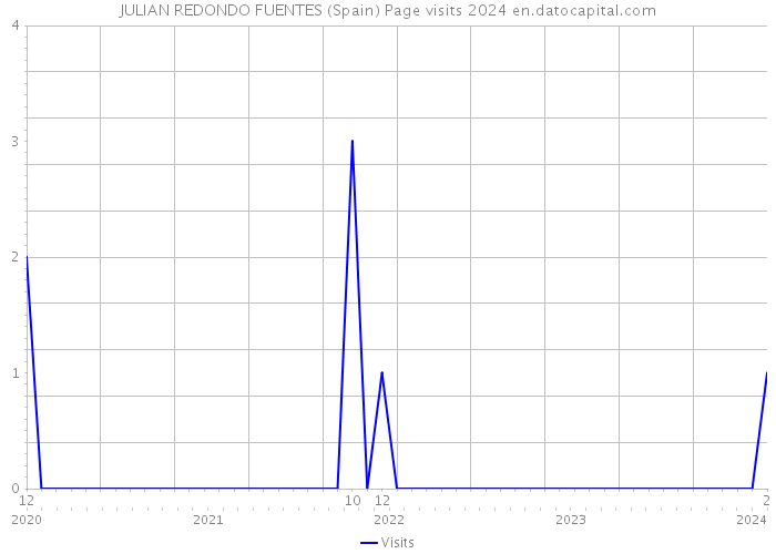 JULIAN REDONDO FUENTES (Spain) Page visits 2024 