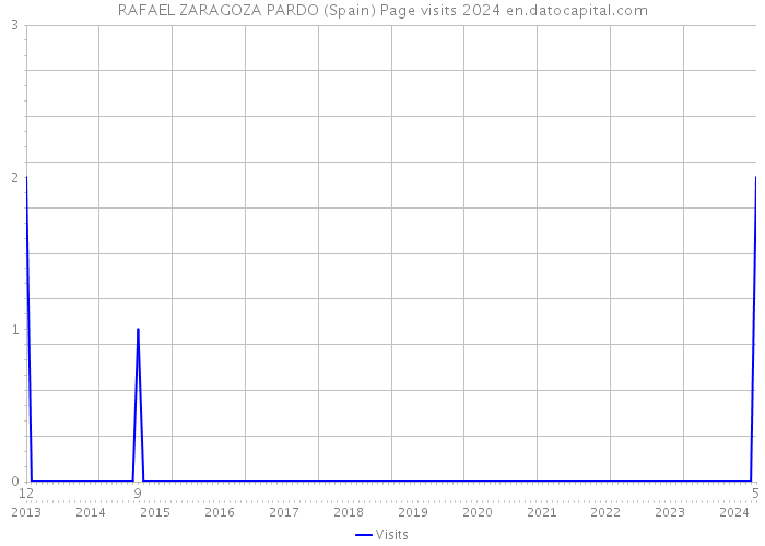 RAFAEL ZARAGOZA PARDO (Spain) Page visits 2024 