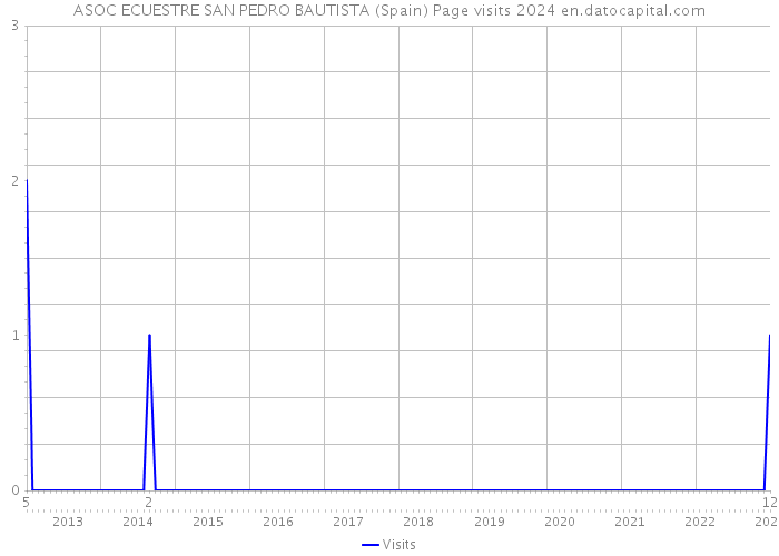 ASOC ECUESTRE SAN PEDRO BAUTISTA (Spain) Page visits 2024 