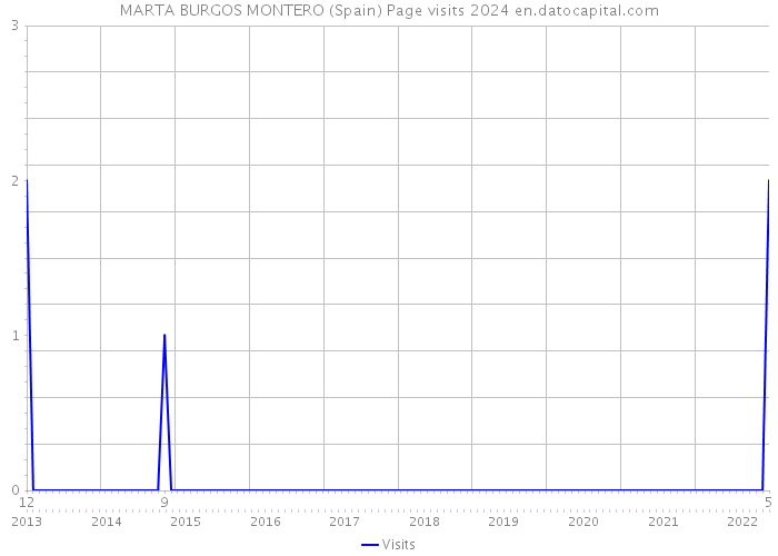 MARTA BURGOS MONTERO (Spain) Page visits 2024 