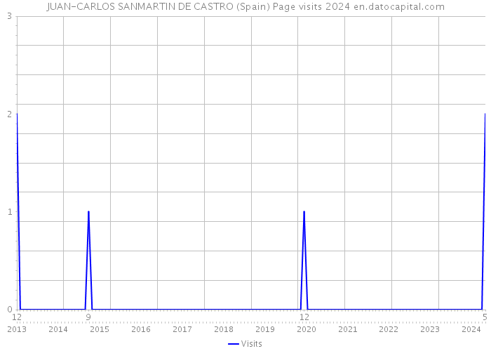 JUAN-CARLOS SANMARTIN DE CASTRO (Spain) Page visits 2024 