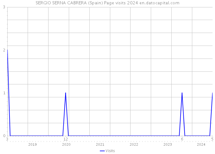 SERGIO SERNA CABRERA (Spain) Page visits 2024 