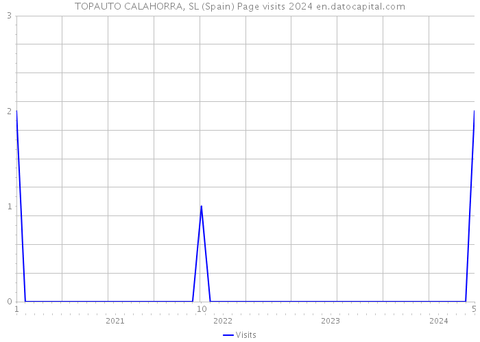 TOPAUTO CALAHORRA, SL (Spain) Page visits 2024 
